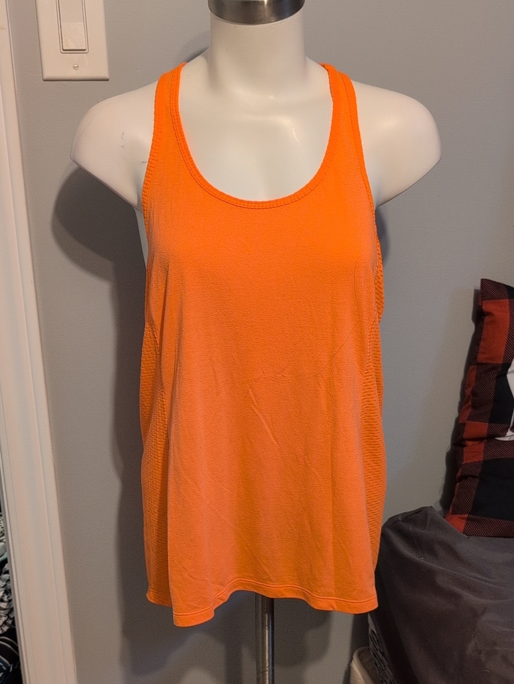 Under Armour Neon Orange Racerback Tank — Women’s Active Top